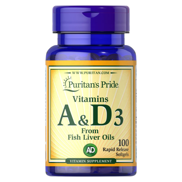 Puritan's Pride - Vitamins A & D3