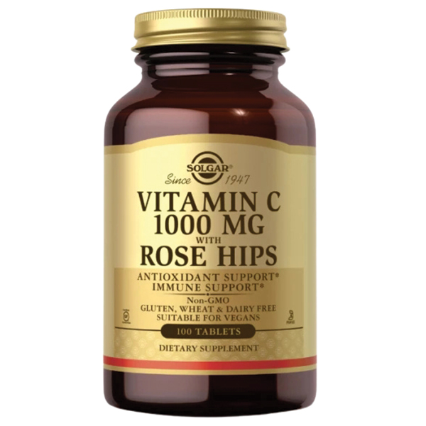 Solgar - Vitamin C 1000mg with Rose Hips