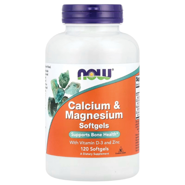 NOW - Calcium & Magnesium with Vitamin D-3 and Zinc