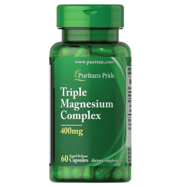 Puritan's Pride - Triple Magnesium Complex 400mg
