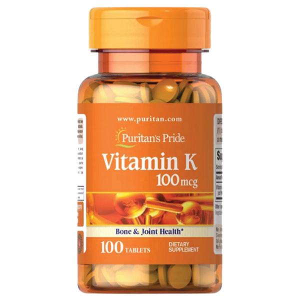 Puritan's Pride - Vitamin K 100mcg