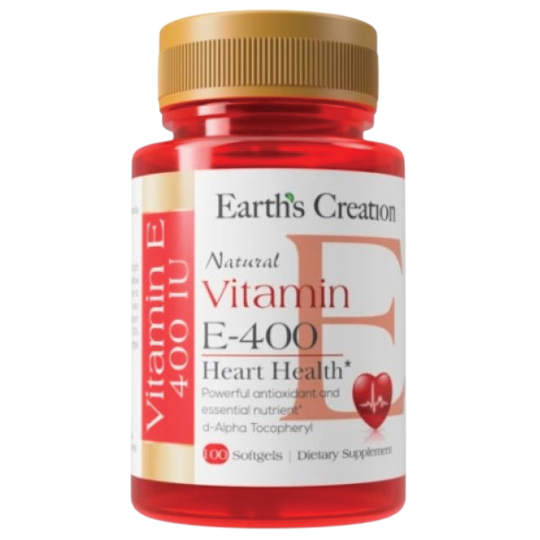 Earth's Creation - Natural Vitamin E 268mg(400 IU)