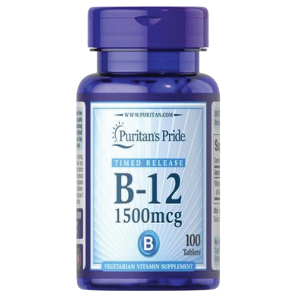 Puritan's Pride - Timed Release Vitamin B-12 1500mcg