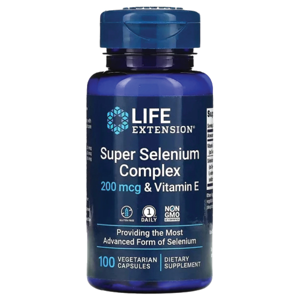Life Extension - Super Selenium Complex 200mcg + Vitamin E