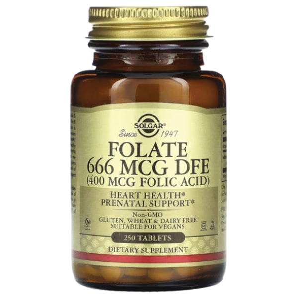 Solgar - Folate 666mcg DFE (Folic Acid 400mcg)