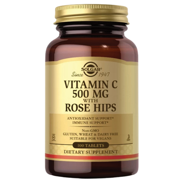 Solgar - Vitamin C 500mg with Rose Hips