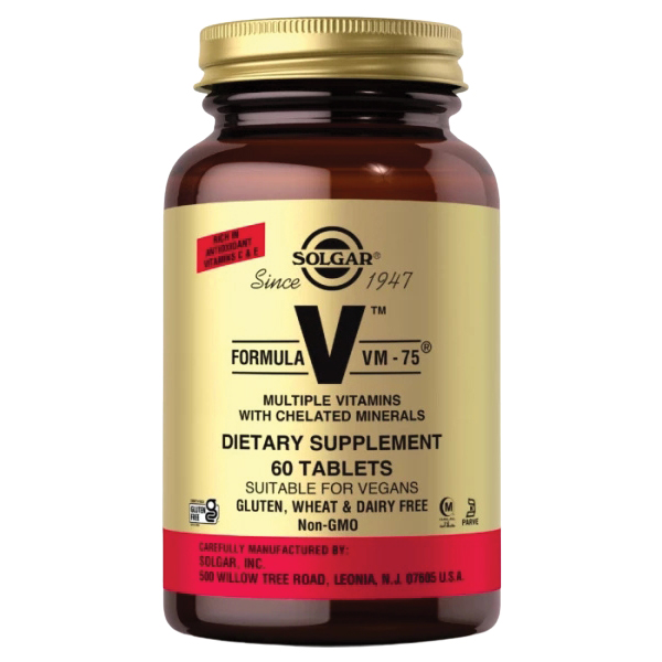 Solgar - Formula VM - 75 Multiple Vitamins With Chelated Minerals