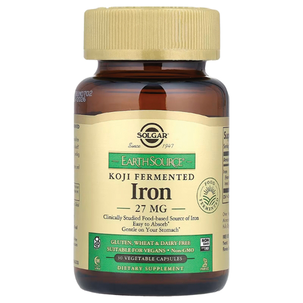 Solgar - EarthSource Koji Fermented Iron 27mg