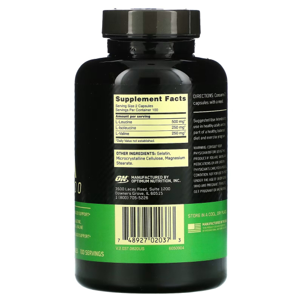 Optimum Nutrition - BCAA 1000 - Фото №1