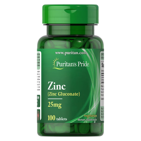 Puritan's Pride - Zinc Gluconate 25mg