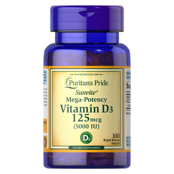 Puritan's Pride - Vitamin D3 5000IU