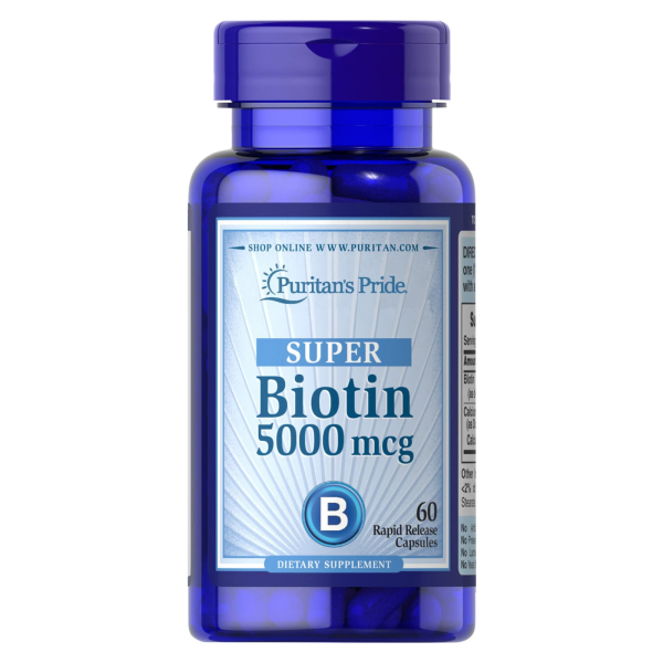 Puritan's Pride - Biotin 5000mcg - Фото №1