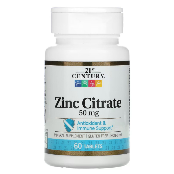 21 Century - Zinc Citrate 50mg - Фото №2