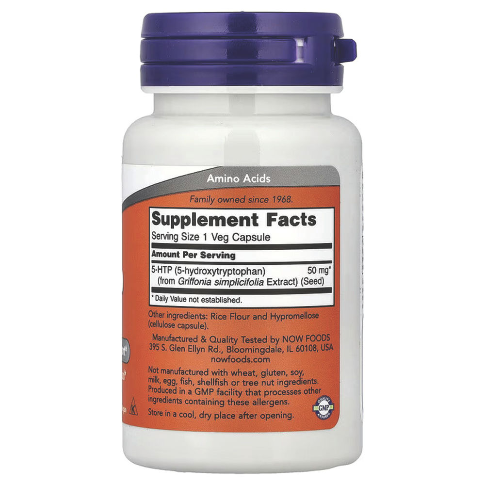 NOW - 5-htp 50mg. Фото 2