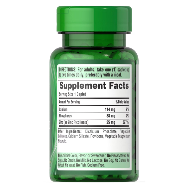 Puritan's Pride - Zinc Picolinate 25mg. Фото 2