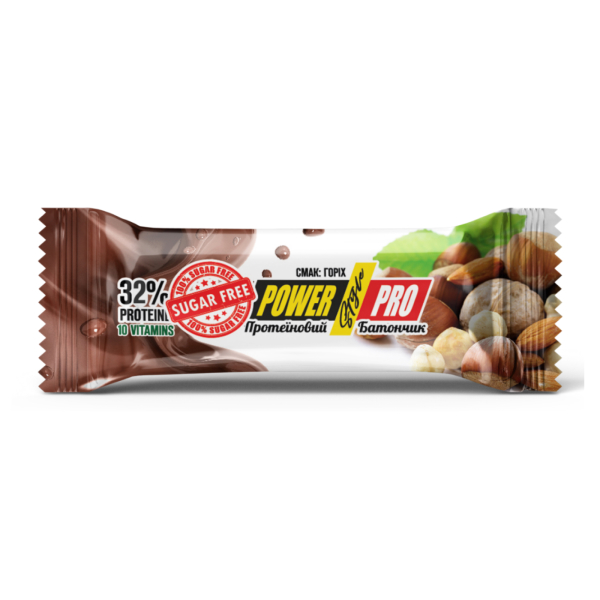 Power Pro Протеїновий батончик горіховий 32% Без цукру