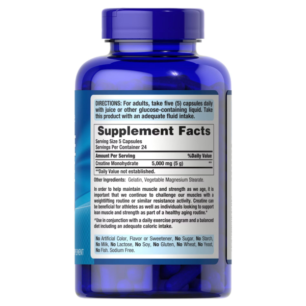 Puritan's Pride - Creatine Extreme 1000mg. Фото 3