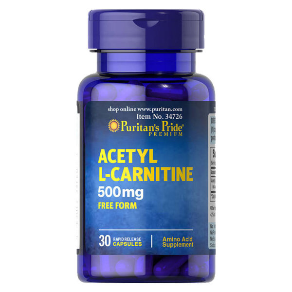 Puritan's Pride - Acetyl L-Carnitine 500mg