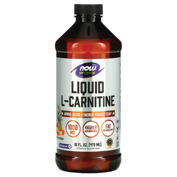 NOW - Liquid L-Carnitine Carnipure 1000mg