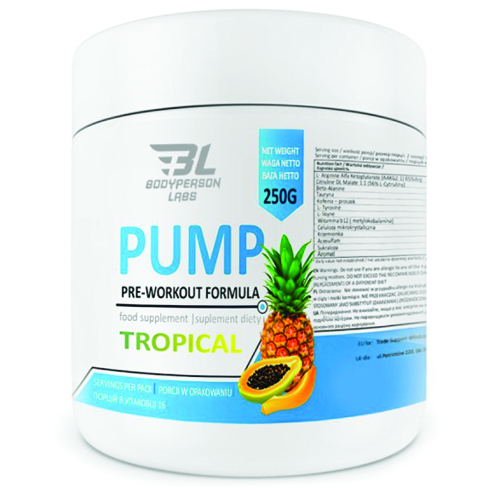 Bodyperson Labs - PUMP Pre-Workout Formula. Фото 3