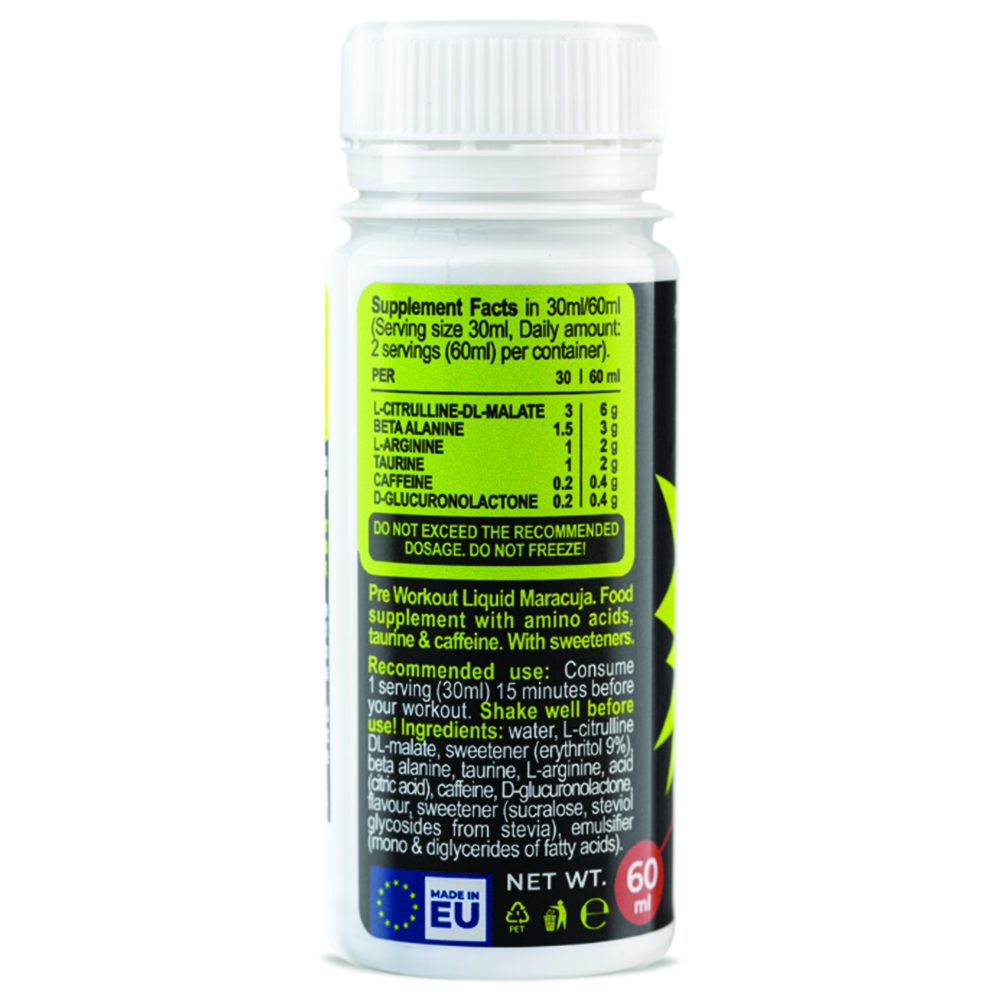 Progress Nutrition - Adrenalin Liquid Shot - Фото №3