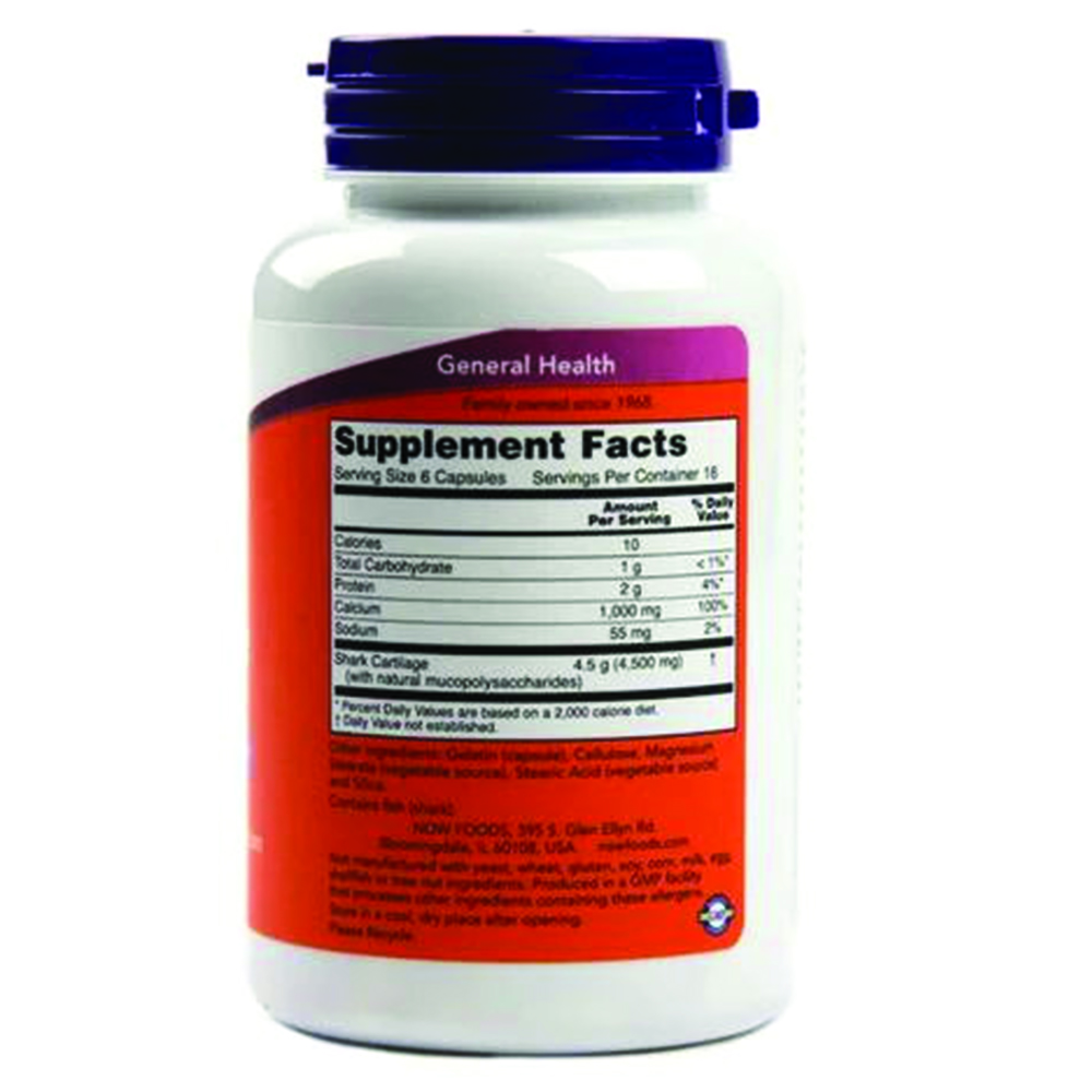 NOW - Shark Cartilage 750mg. Фото 2