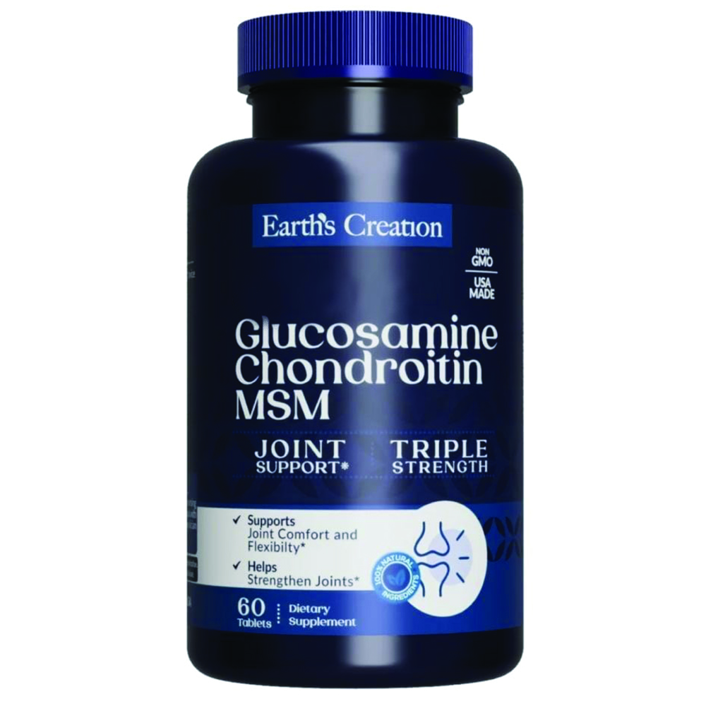 Earth's Creation - Triple Strength Glucosamine Chondroitin MSM - Фото №1