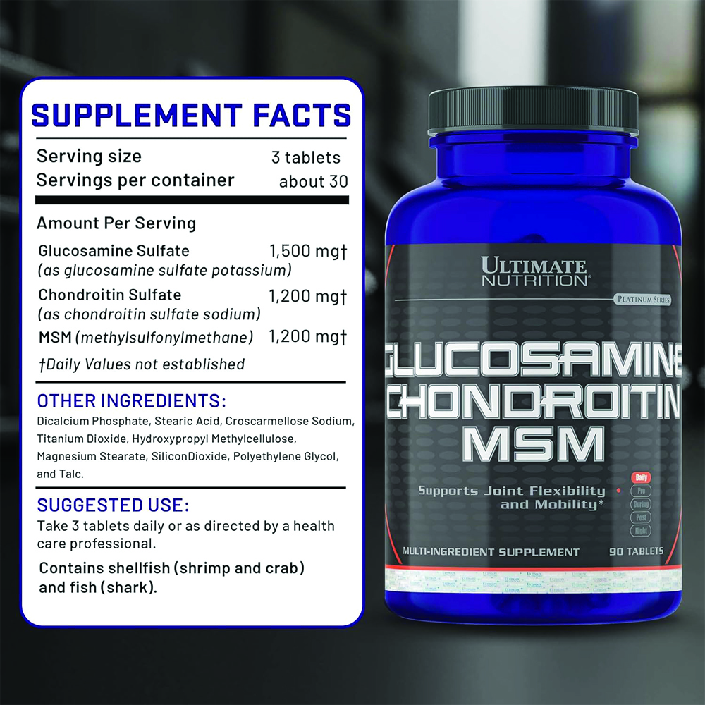 Ultimate Nutrition - Glucosamine Chondroitin MSM - Фото №3