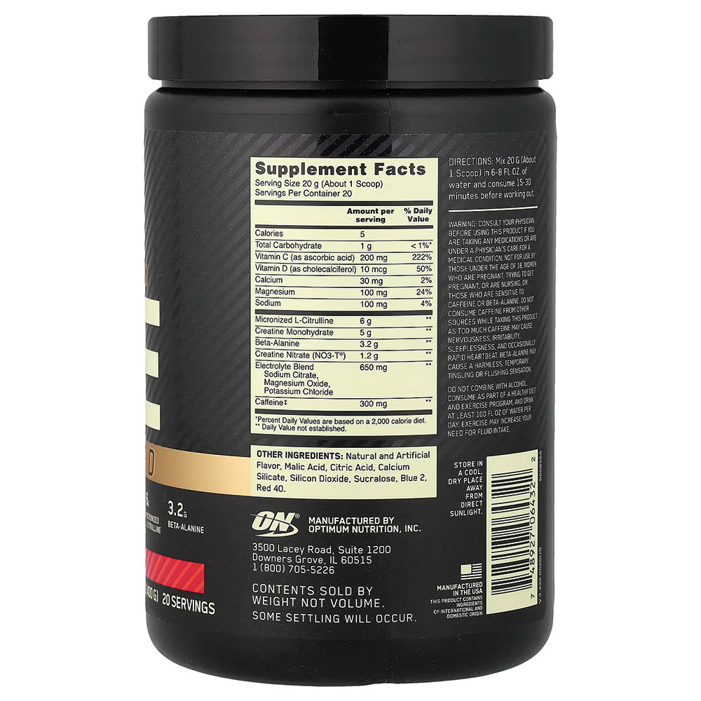 Optimum Nutrition - PRE Advanced. Фото 3