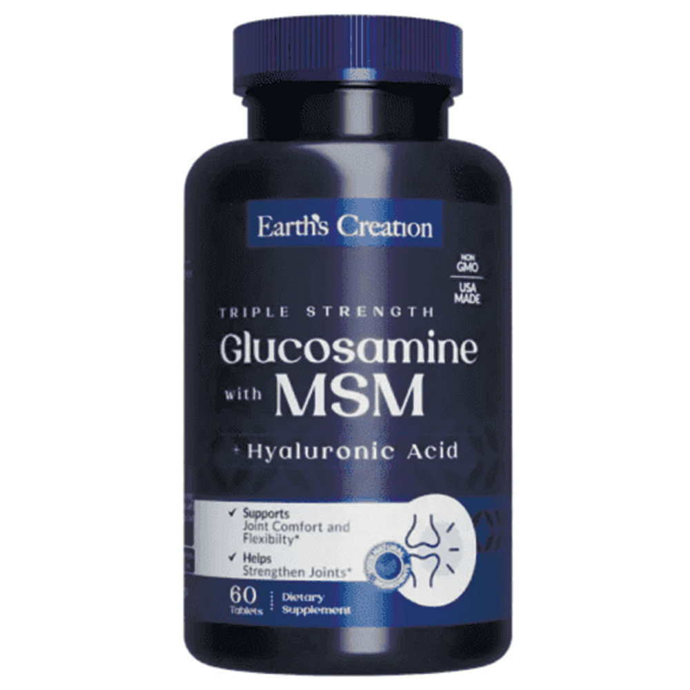 Earth's Creation - Glucosamine MSM Hyaluronic Acid