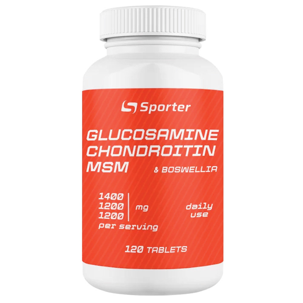Sporter - Glucosamine Chondroitin & MSM & Boswellia