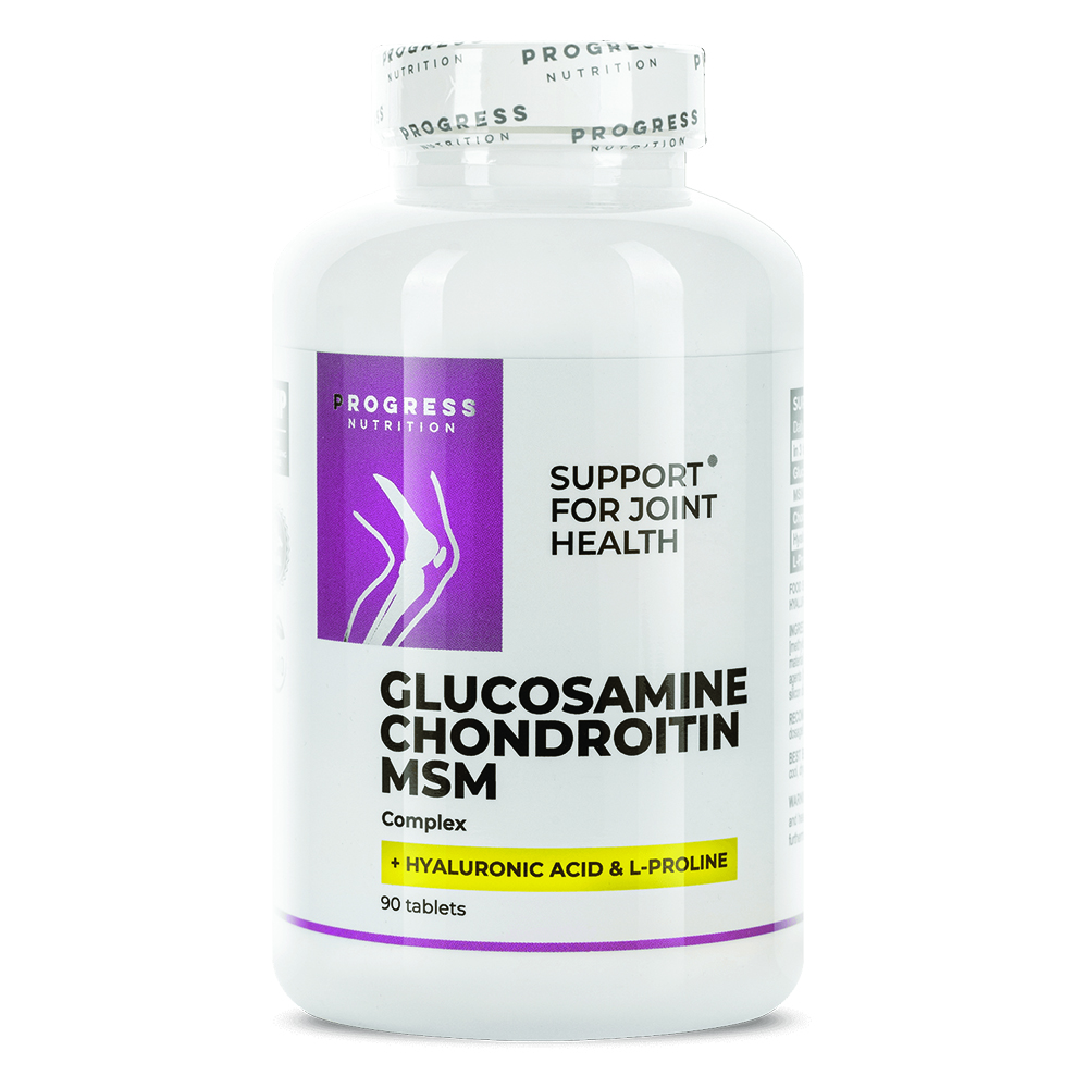 Progress Nutrition - Glucosamine Chondroitin MSM + Hyaluronic Acid