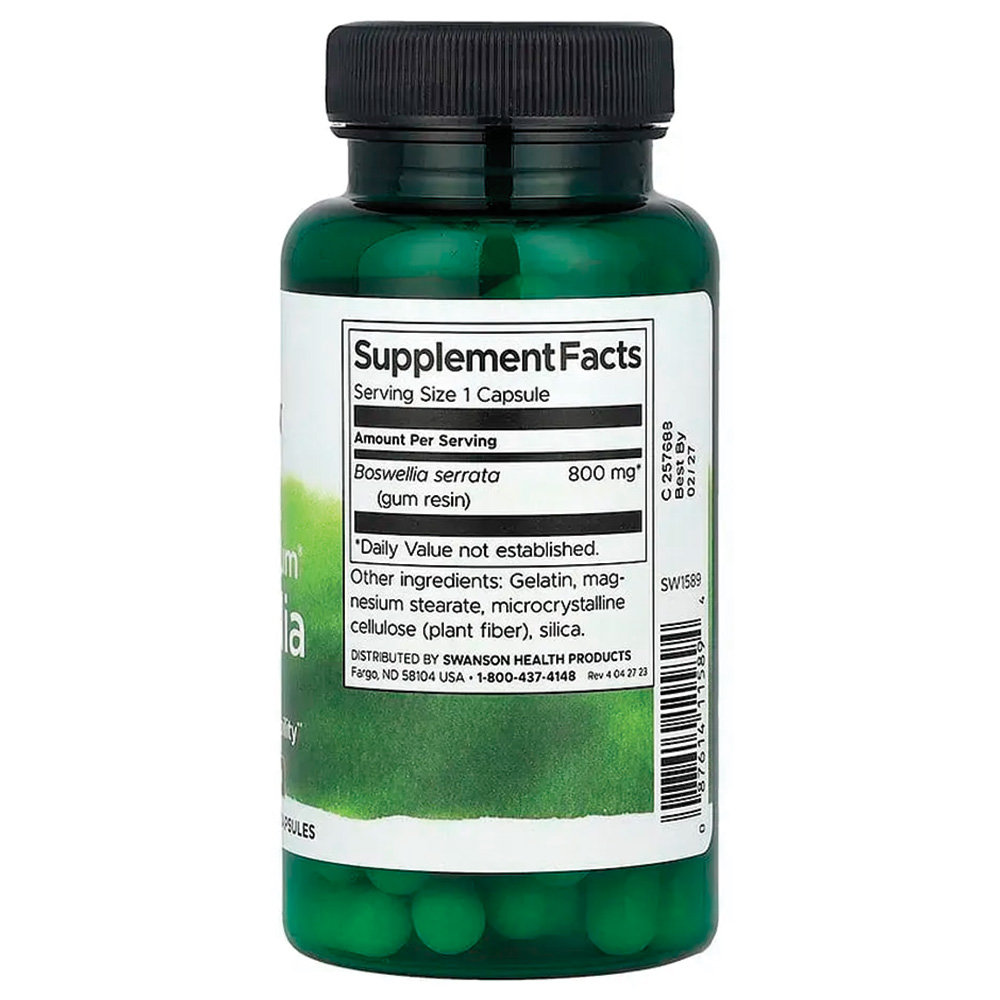 Swanson - Boswellia 800mg - Фото №2