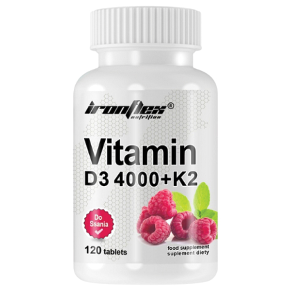 IronFlex Nutrition - Vitamin D3 4000IU + K2