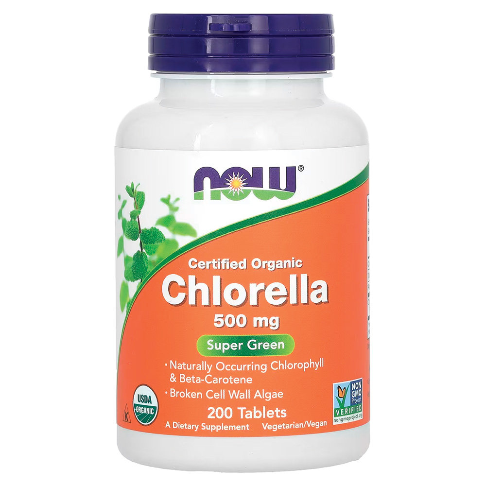NOW - Certified Organic Chlorella 500mg