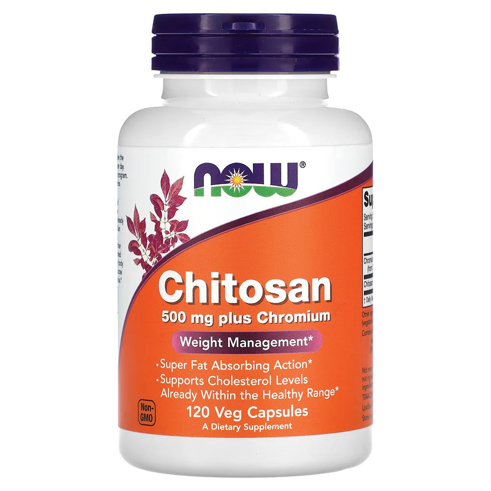 NOW - Chitosan 500mg plus Chromium