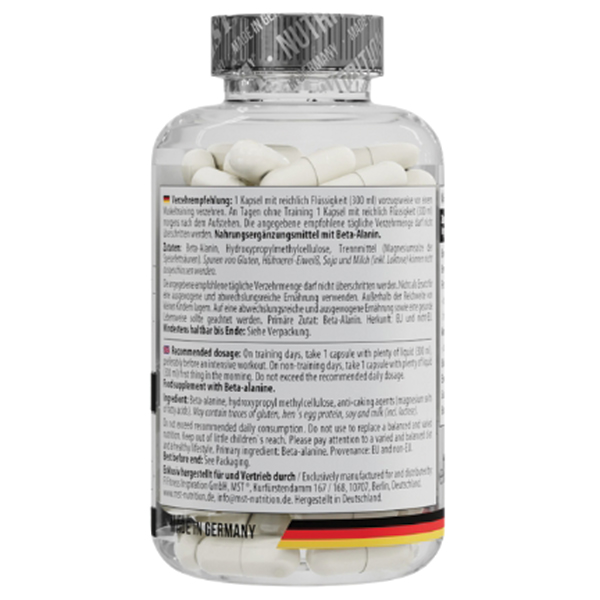 MST - Beta-Alanine Amino Acid 1200mg. Фото 2