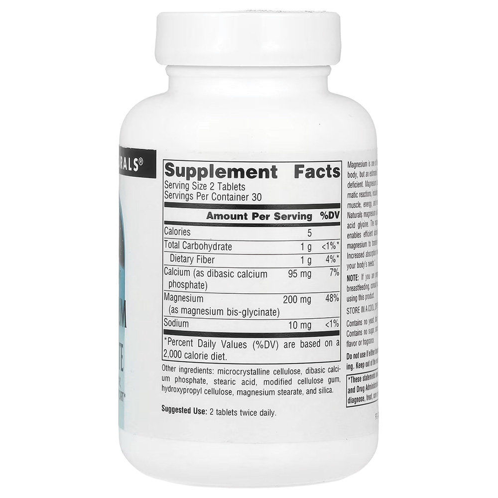 Source Naturals - Magnesium Bis-Glycinate . Фото 2