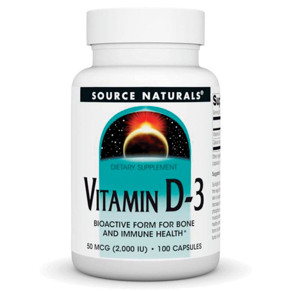 Source Naturals - Vitamin D3 2000IU