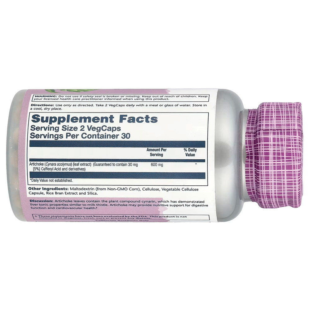 Solaray - Artichoke 600mg. Фото 2