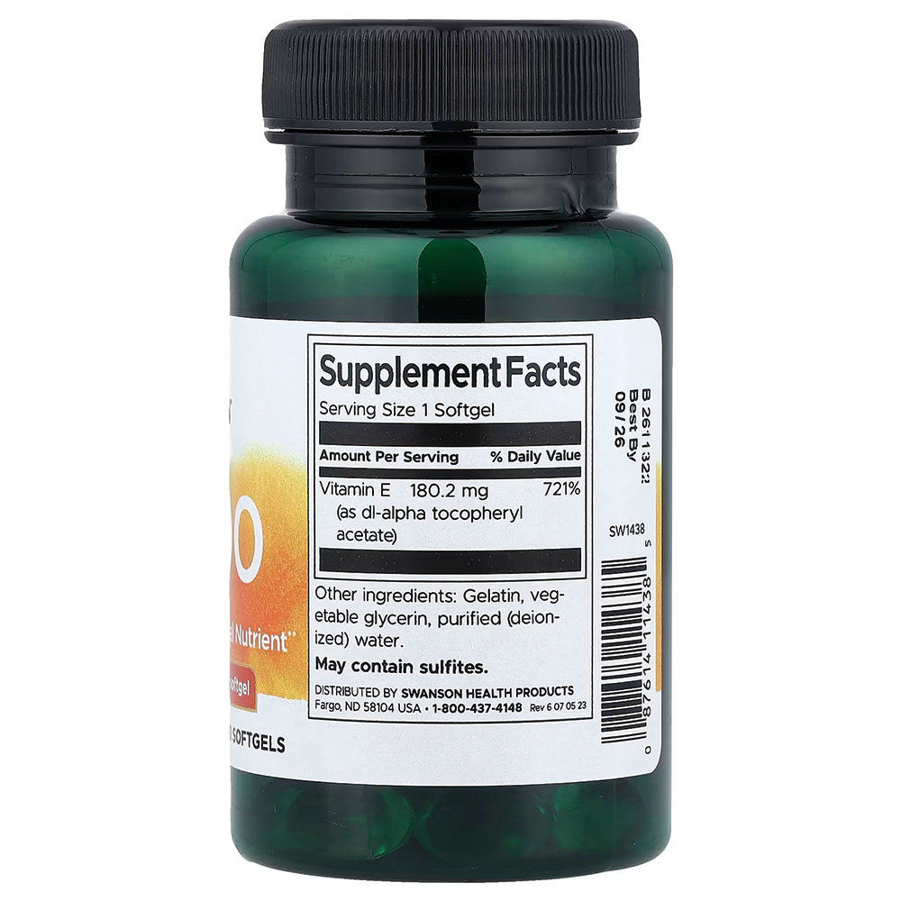 Swanson - Vitamin E 400IU. Фото 2