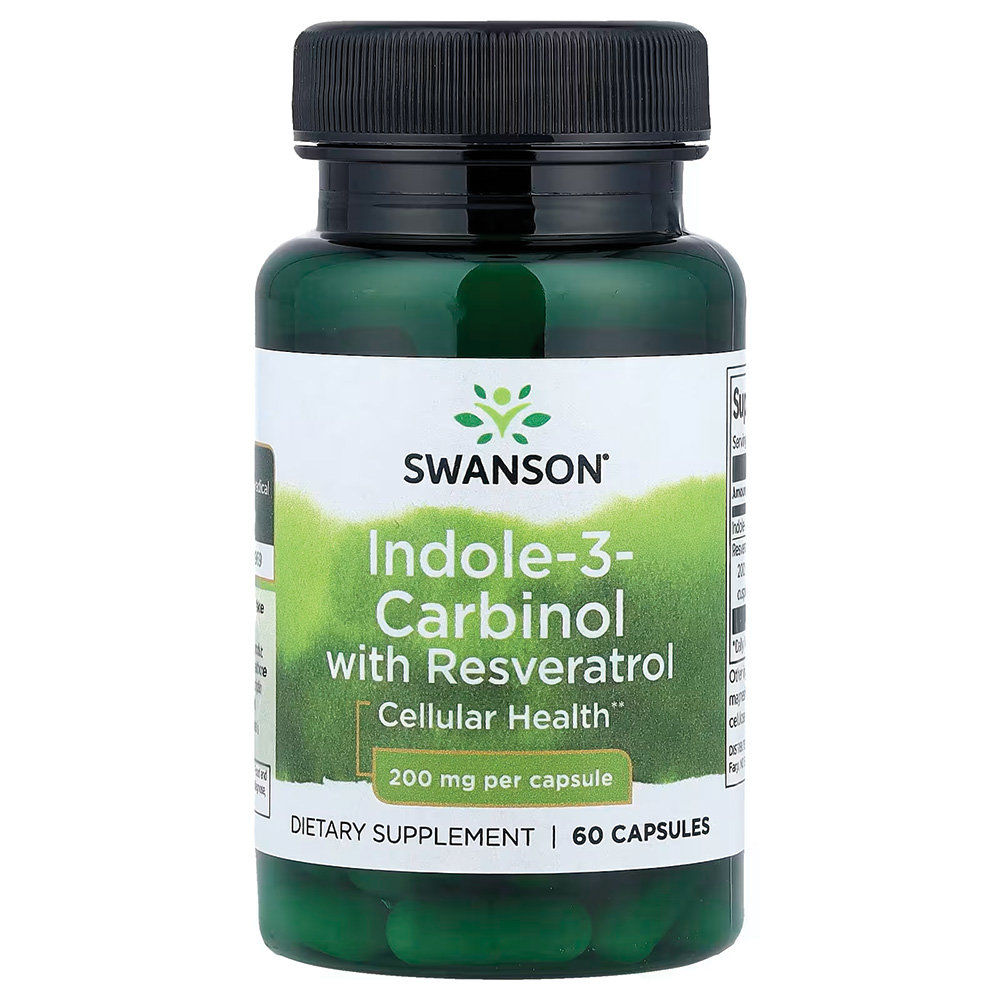 Swanson - Indole-3-Carbinol with Resveratrol