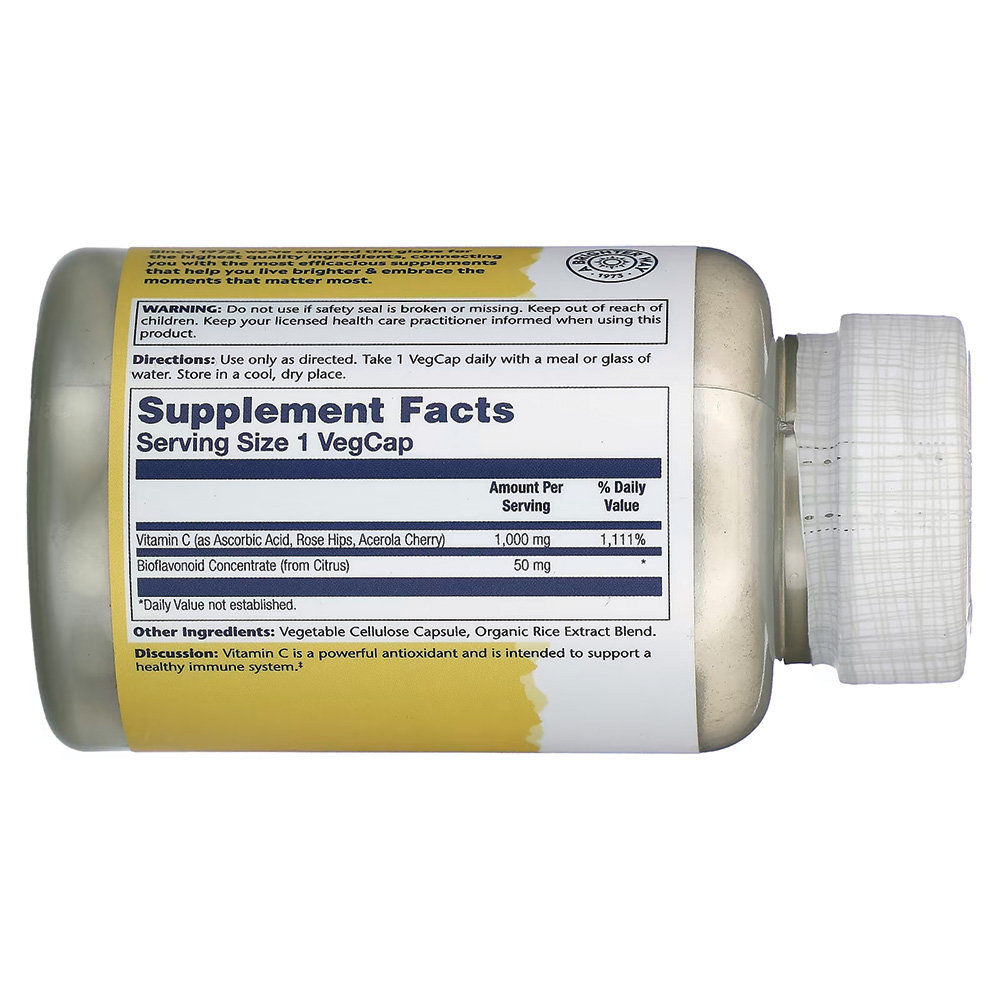 Solaray - Vitamin C 1000mg with Bioflavonoid. Фото 2