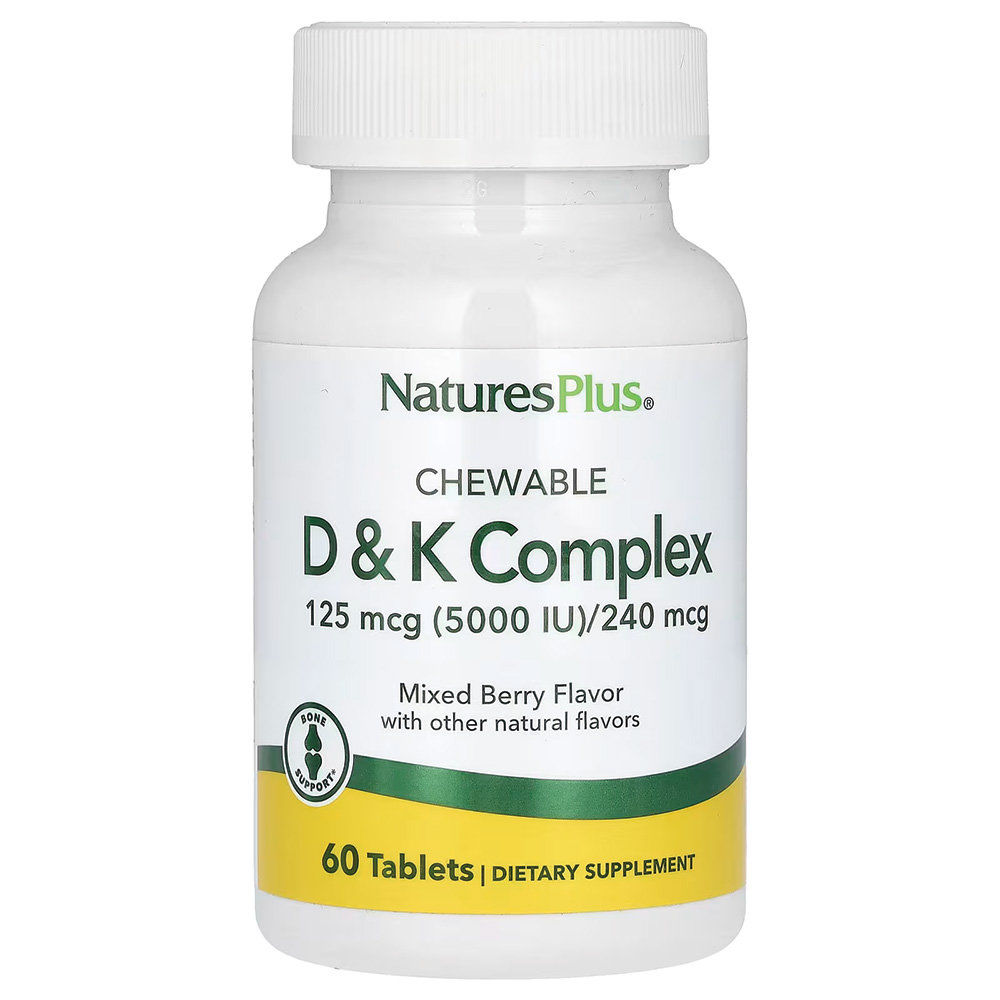 NaturesPlus - Chewable D&K Complex 5000IU/240mcg