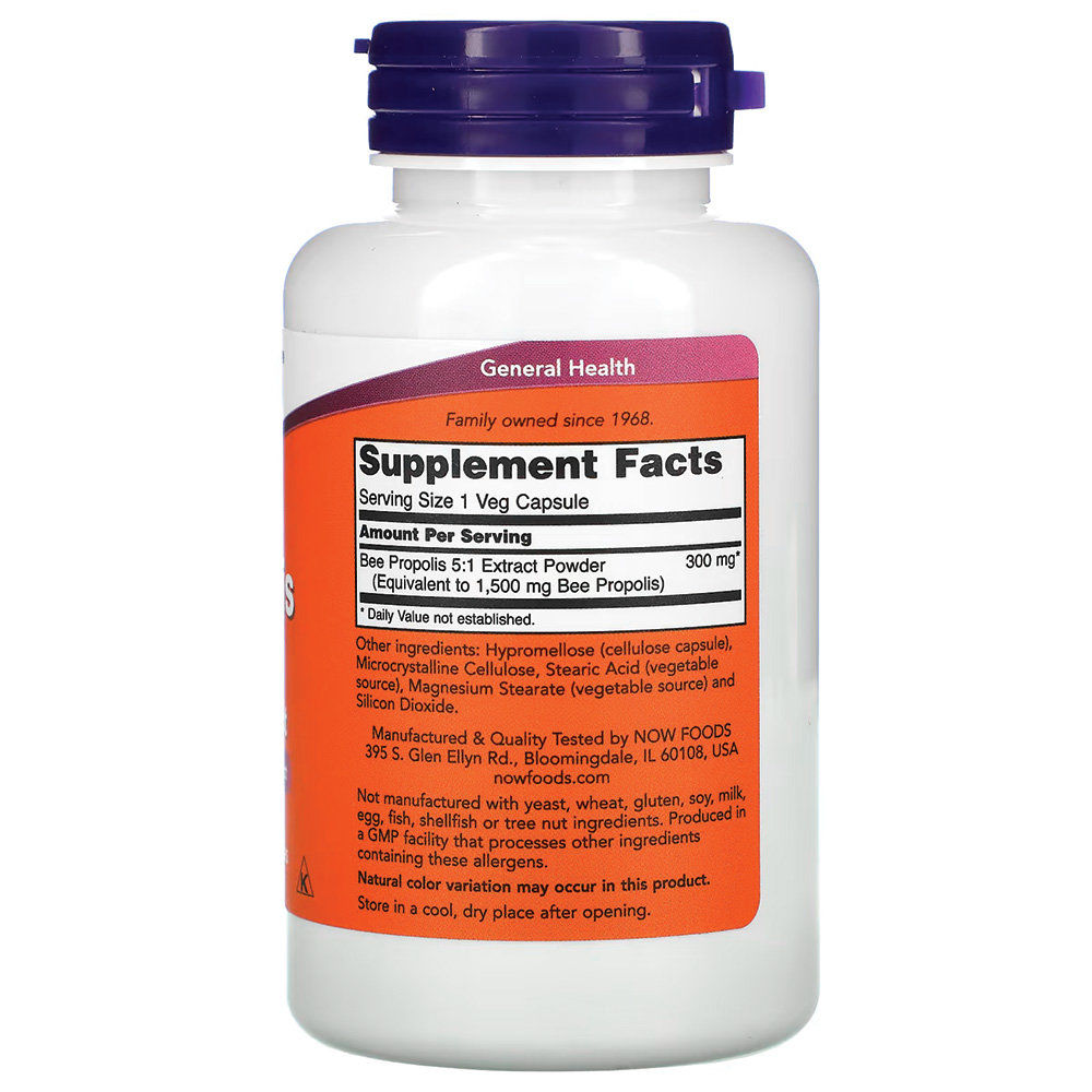 NOW - Propolis 1500mg 5:1 Extract. Фото 2