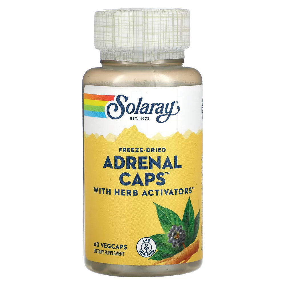 Solaray - Adrenal Caps with Herb Activators