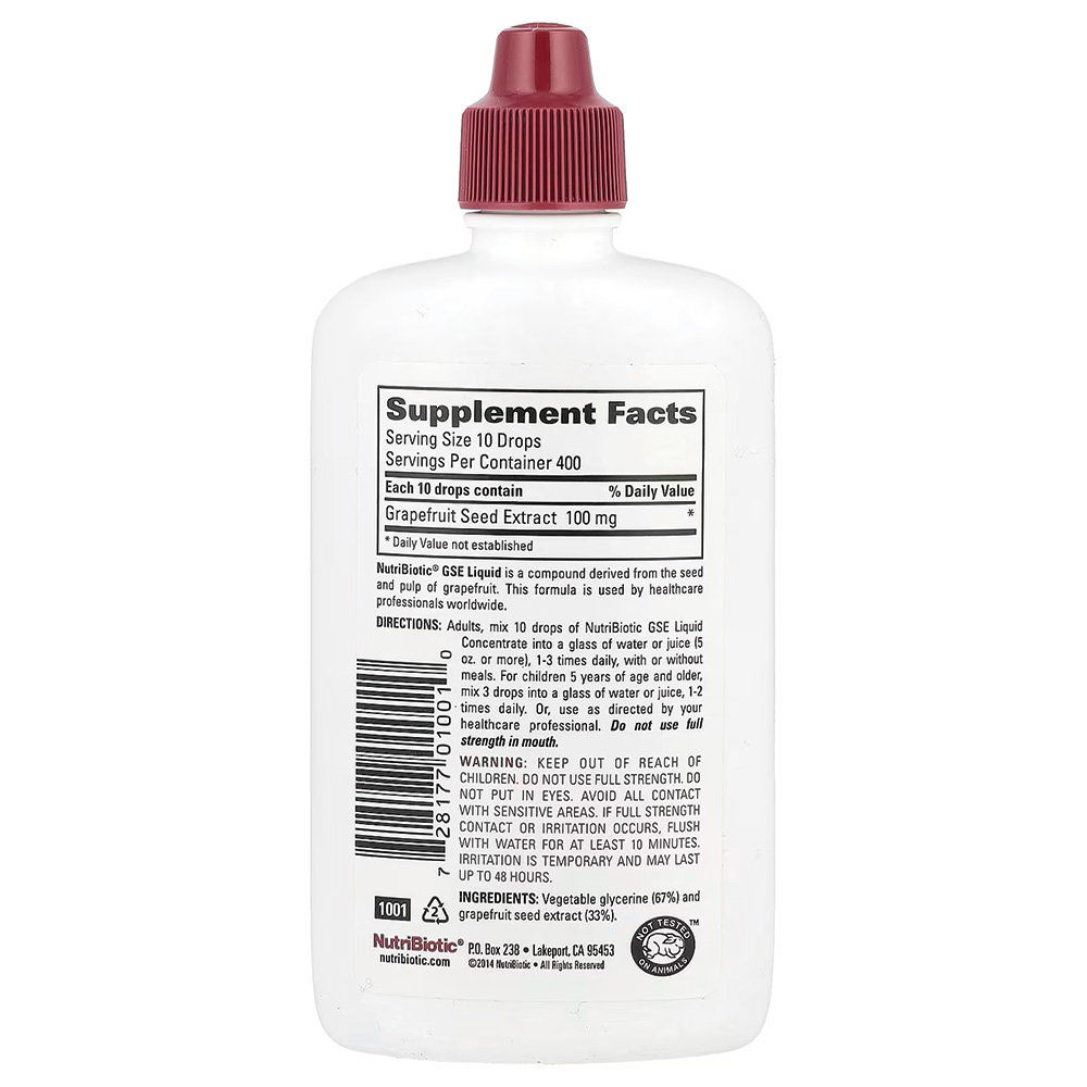 NutriBiotic - Grapefruit Seed Extract Liquid Concentrate. Фото 2