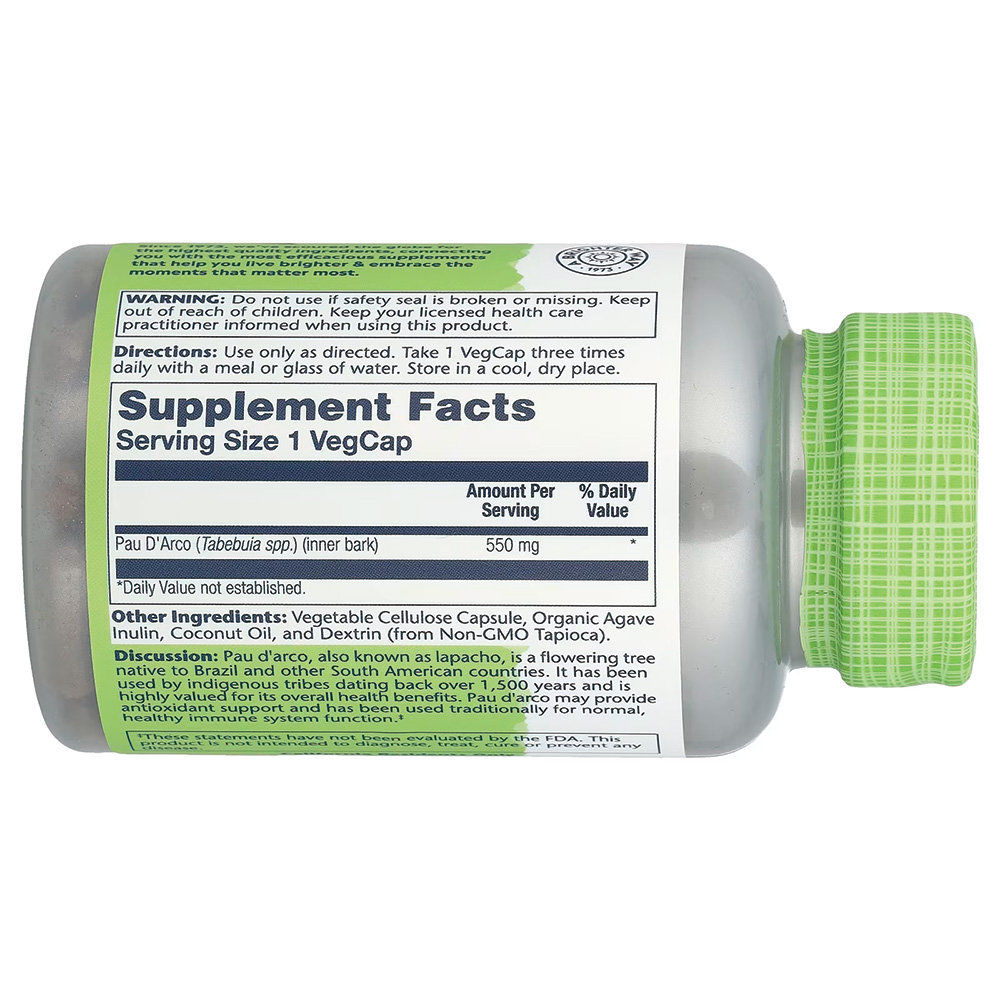 Solaray - True Herbs Pau D`arco 550mg. Фото 2