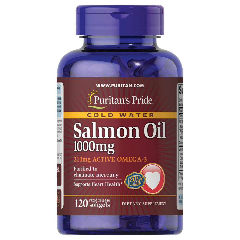 Puritan's Pride - Salmon Oil 1000mg. Фото 2
