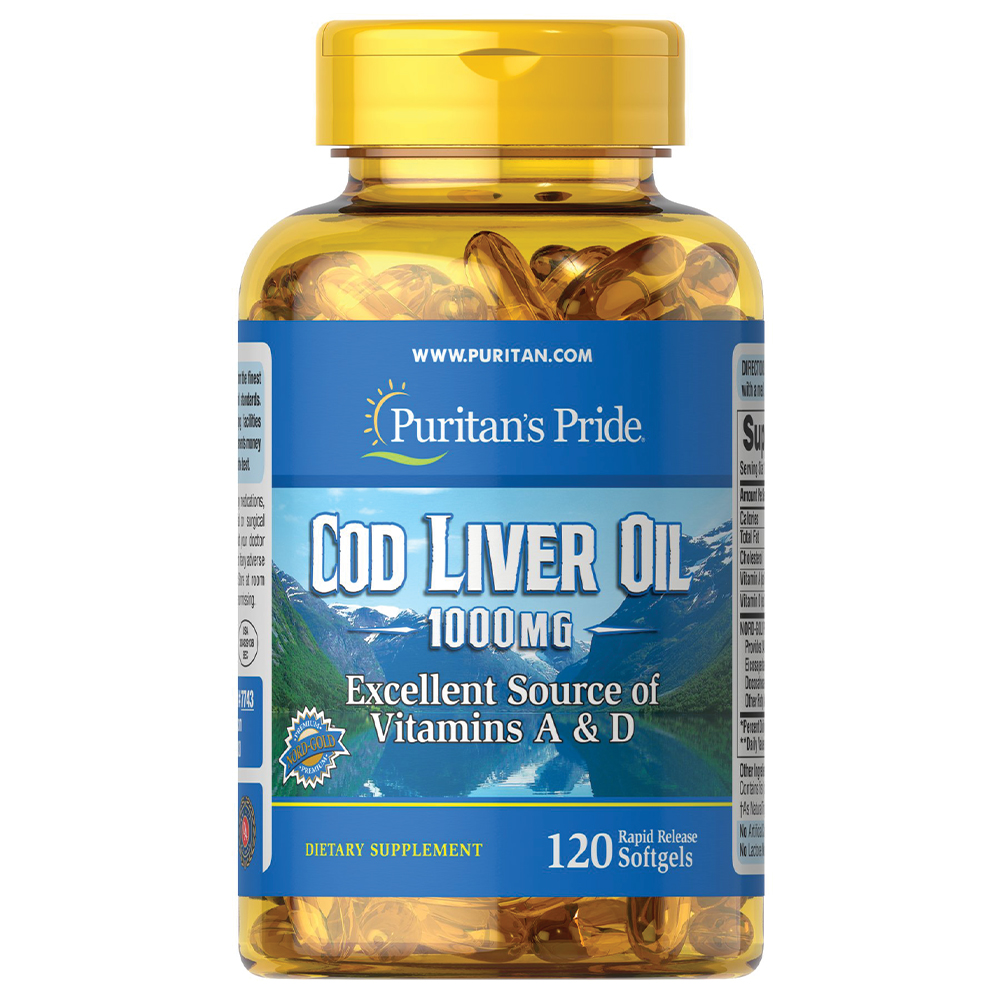 Puritan's Pride - Cod Liver Oil 1000mg